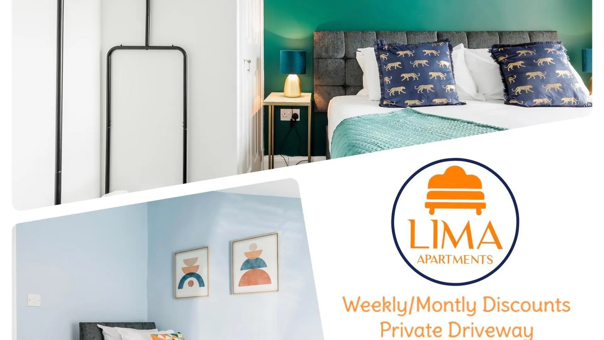 Weekly Monthly Deal-4 Beds-Large House-Driveway By Lima Apartments Ltd Bournemouth